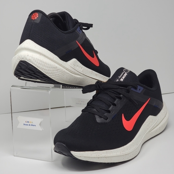 NIKE AIR WINFLO 10 Men's Size 11.5 Running Shoes DV4022-002 Black/Red New - Picture 6 of 11